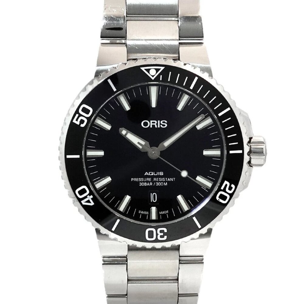 Oris Aquis Date 01 733 7730 Automatic Date Black Dial Mens Watch 90272908